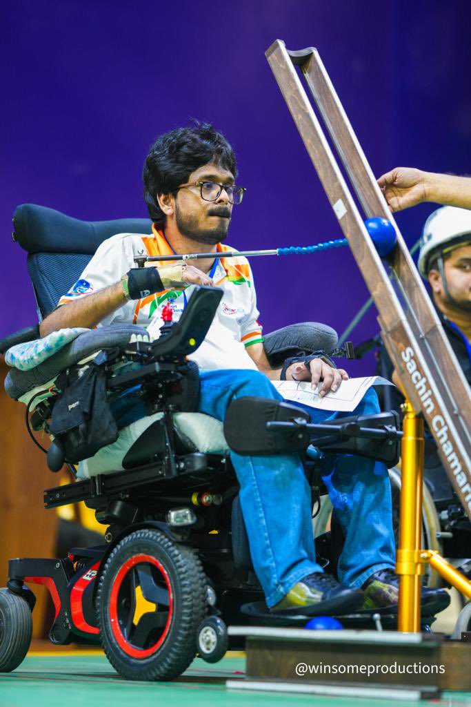 bocciaindia's tweet photo. Action ! 6th Boccia National Championship 2022 at @ChitkaraU @Media_SAI @ParalympicIndia @BISFed @DeepaAthlete https://t.co/suymO6zi4o