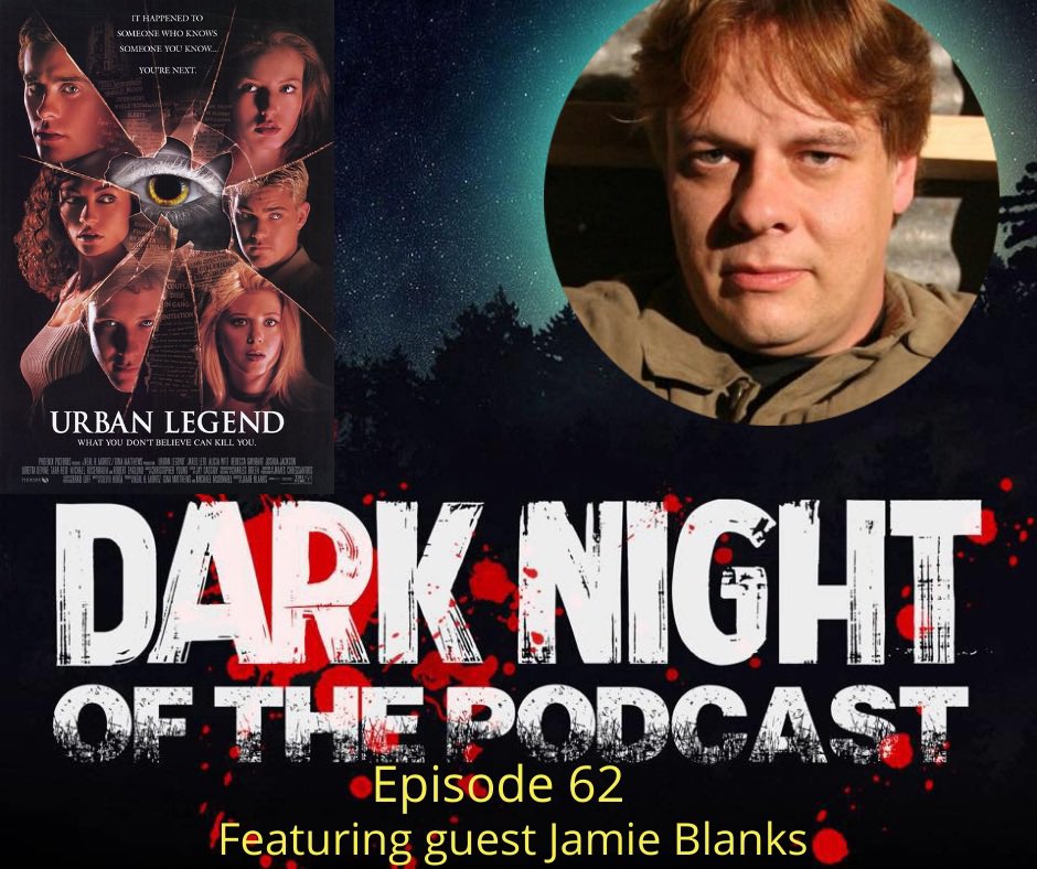 DarkNightofPod's tweet photo. 🚨 This week's guest is none other than celebrated genre filmmaker @BlanksJamie, director of Valentine &amp; Urban Legend! Grab your Pop Rocks and Pepsi and listen on your favorite podcast app! 🎧🪓

#urbanlegend #HorrorMovies #HorrorCommunity #90sHorror #podcast #horrorpodcast https://t.co/avxMy3S6wJ