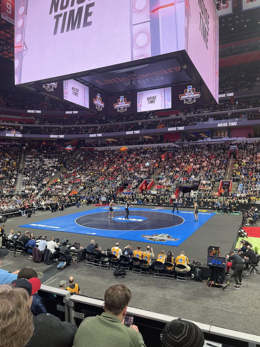 CoachCastner's tweet photo. Just finished a GREAT weekend in Detroit @ NCAA’s with former player n wrestler Brian Jemison! One of my favorite events to attend!! Warriors all over the place!! LGL!!! https://t.co/So2FbhDBVP