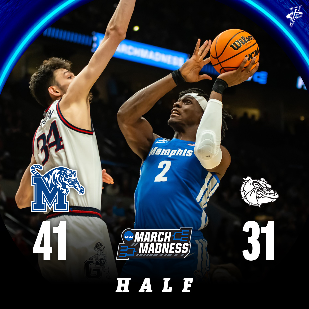 20 down. 20 to go. #MemphisInMarch 

#GoTigersGo | #TunnelVision