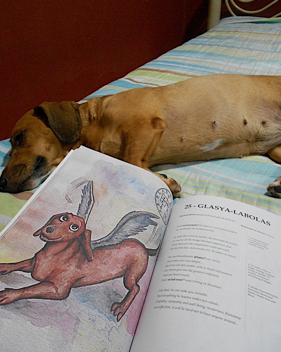 morlockstudio's tweet photo. Essa #arte do Glasya-Labolas foi inspirado no falecido pai da Gabi. This #art by Glasya-Labolas was inspired by Gabi's late father. 
#goetiakids #goetia #watercolors #Dog #glasyalabolas #cutedog https://t.co/B9oAXpS0Ma