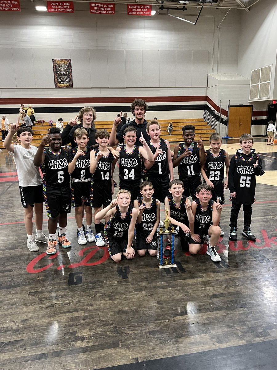 AlabamaChaos's tweet photo. Congrats to our 5th grade Gold team tournament champions !!! https://t.co/BnCNUuvjiK