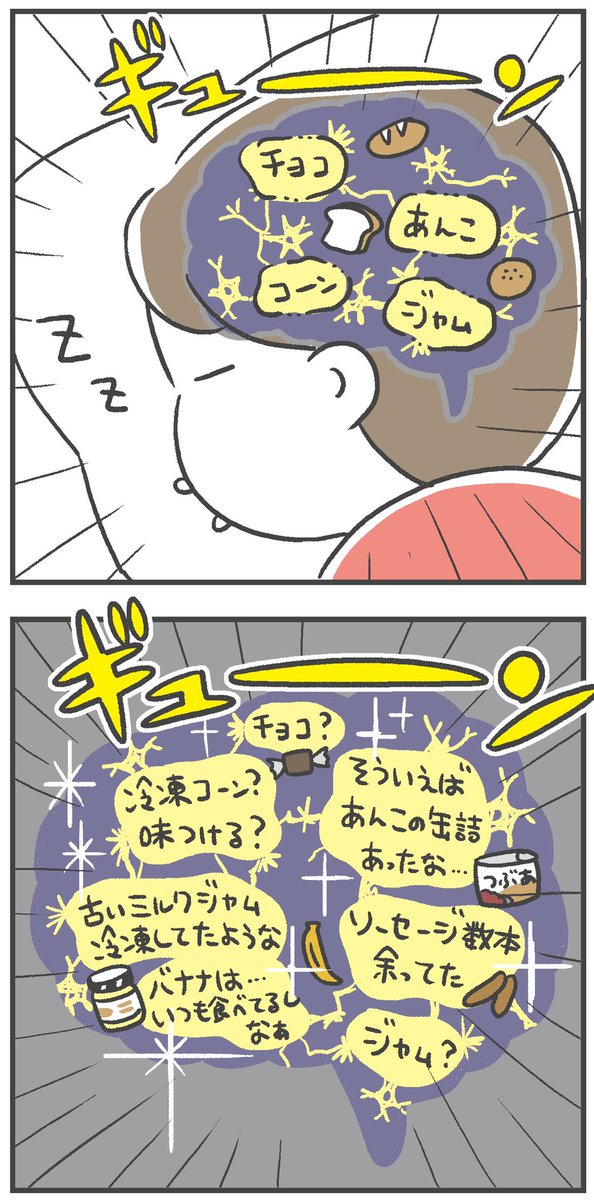 食べ物限定で脳が働く 