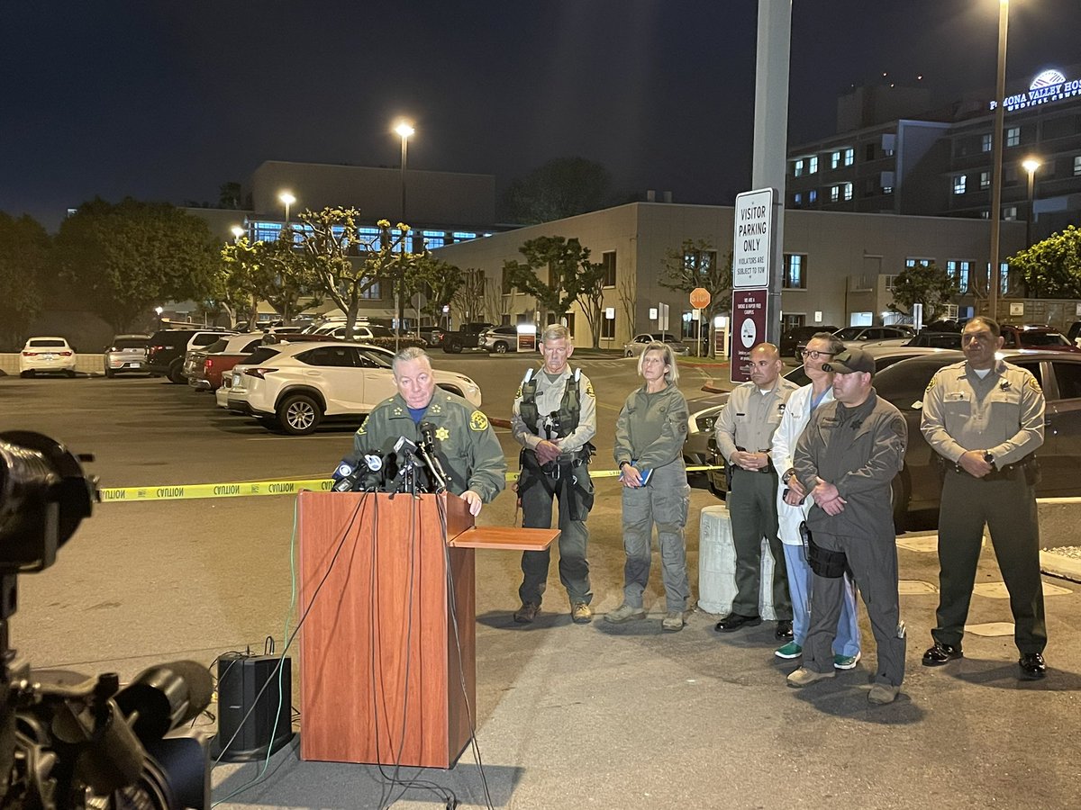 .<a href="/LACoSheriff/">Robert Luna</a> Villanueva says 6 people were onboard. 5 deputies and 1 ride along doctor from UCLA. All patients in stable condition <a href="/FOXLA/">FOX 11 Los Angeles</a>. Chopper crashed landed a few feet from a 200 ft drop.