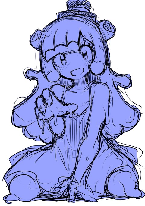 ぷにるの前髪(およびもみあげ)の形状が右手をモチーフにして様な気がして仕方なかとです・・・ 