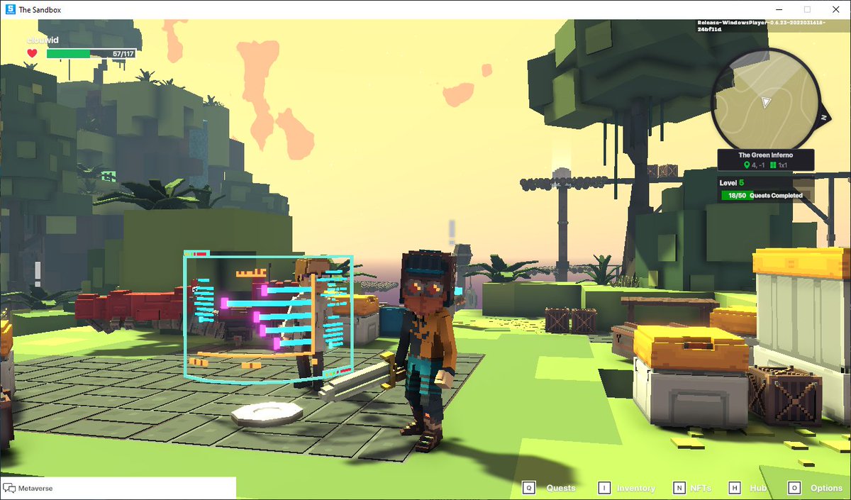 clouwid_db's tweet photo. @TheSandboxGame I just participated in the daily #SandboxAlphaS2Contest for a chance to earn up to 1,000 $SAND! Starting March 19 - Gather the equipment. Check out my screenshot below!
👇 #SandboxAlphaS2 https://t.co/lkl8XsEkUp