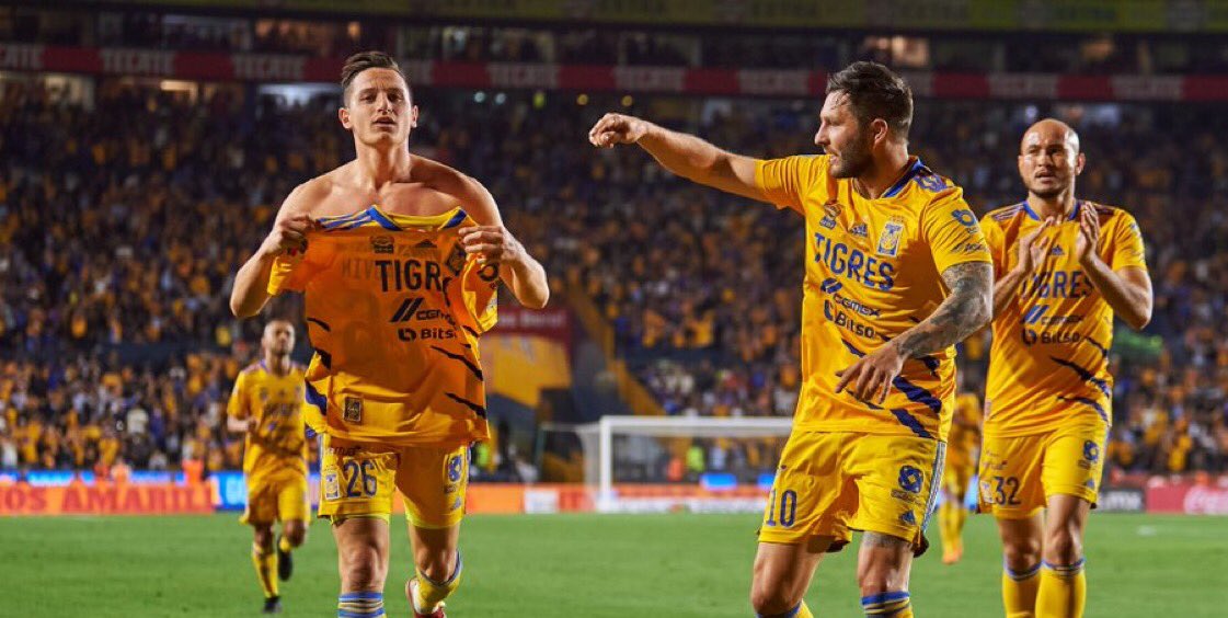 elcompitv's tweet photo. Bienvenido a la historia de los Clásicos Regios… Florian Thauvin!

Esta noche el tigre campeón del mundo marcó su primer gol en 
“El Derby Regio”.

El francés se convirtió en el tigre extranjero 42 de la historia en hacer gol!

Soberbio y hermosa anotación de Florian Thauvin! https://t.co/iRGAMDkRjD
