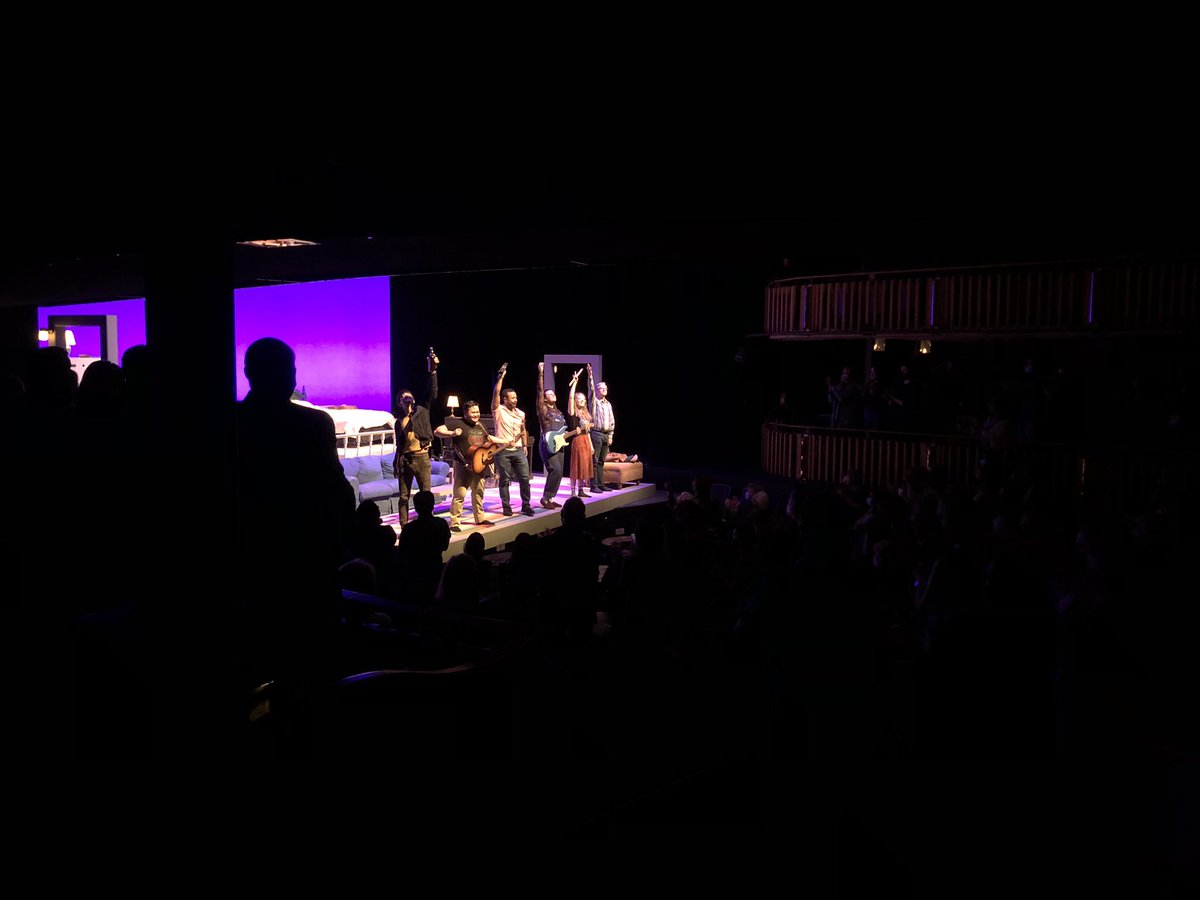MarcieJanuska's tweet photo. Congrats to the entire team of #ABKitchenParty on an amazing run @ABTHEATREPRJCTS The audience was on their feet for the final curtain call tonight. Thanks for the joy! https://t.co/4MAlIN7Wnw
