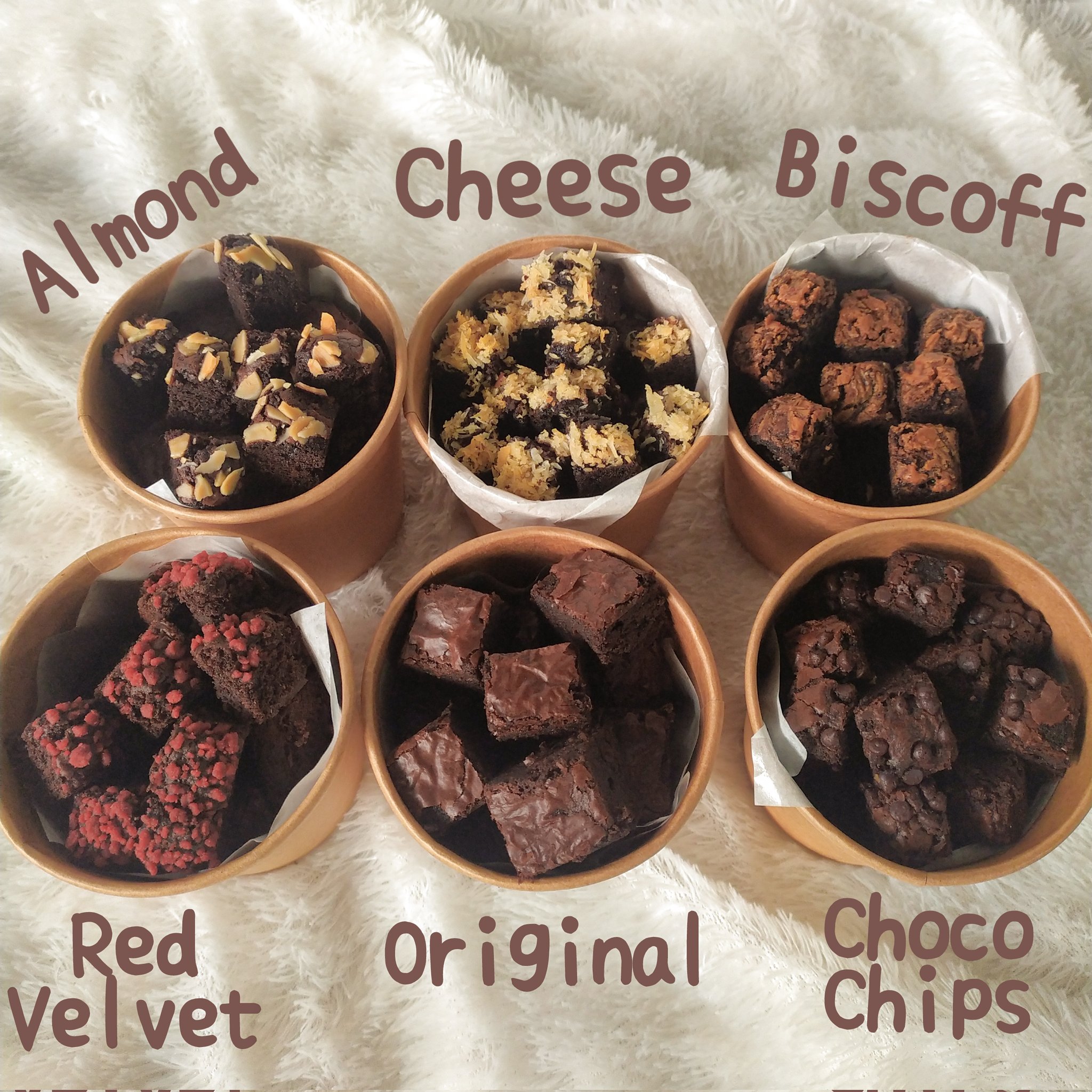 fudgy brownies cookies jakarta on Twitter "Our Mini Brownies Bites 🎀 💗