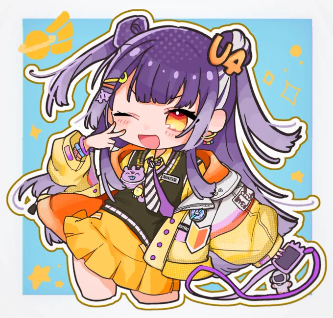 #Yotsuh_Art
初配信お疲れ様でした〜!🍀 