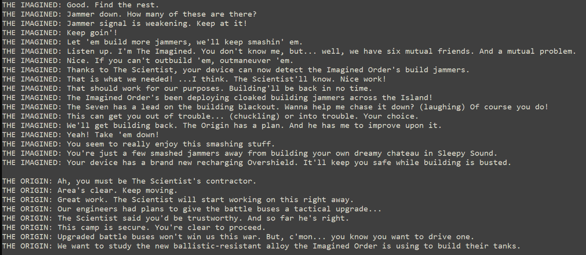 IceMonkeyFR's tweet photo. Some new The Imagined &amp; The Origin Strings: 
#FortniteLeaks https://t.co/yI2c91ZE9z