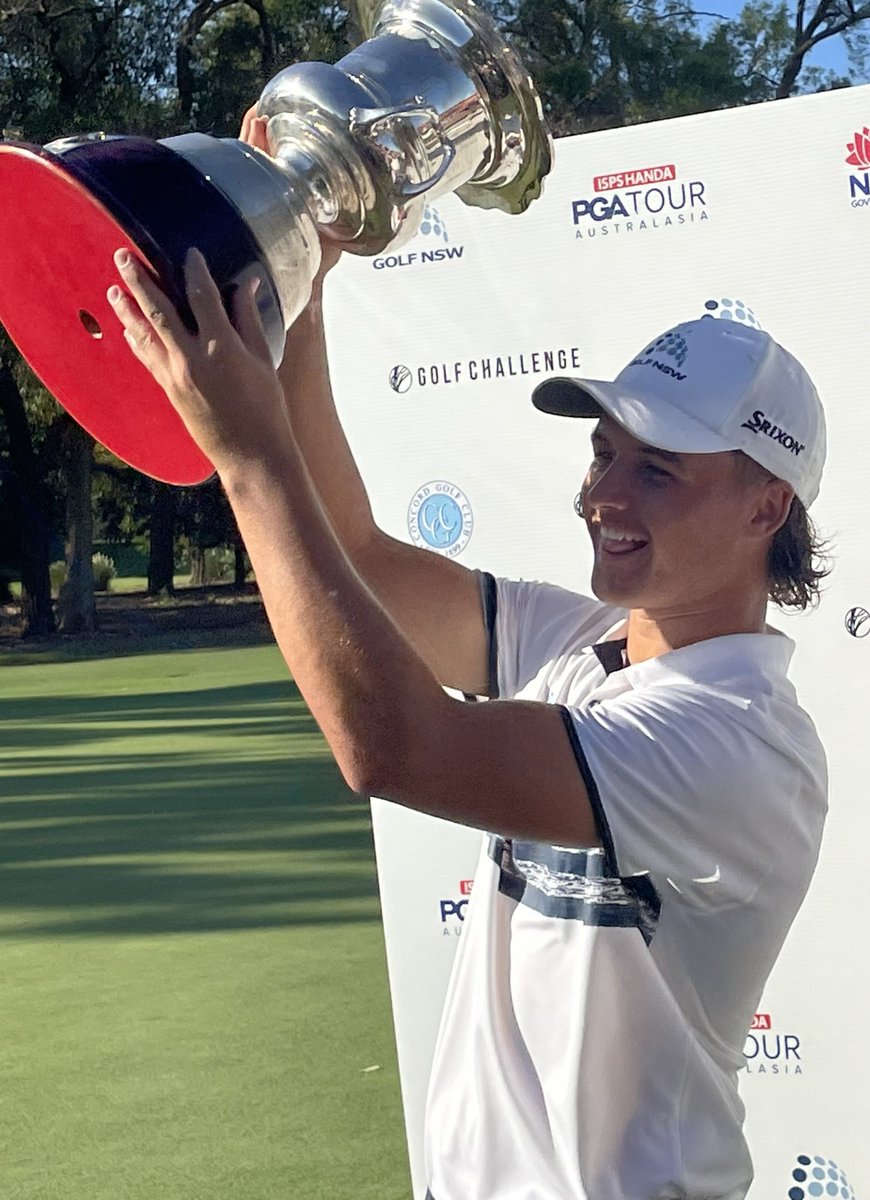 Saw something pretty special at <a href="/GolfNSW/">Golf NSW</a> Open this week. When your name goes into a 2-man club with Jim Ferrier, you’re on the right path. 
Awesome to watch <a href="/HarrisonCrowe/">harrison crowe</a>. Super impressive.