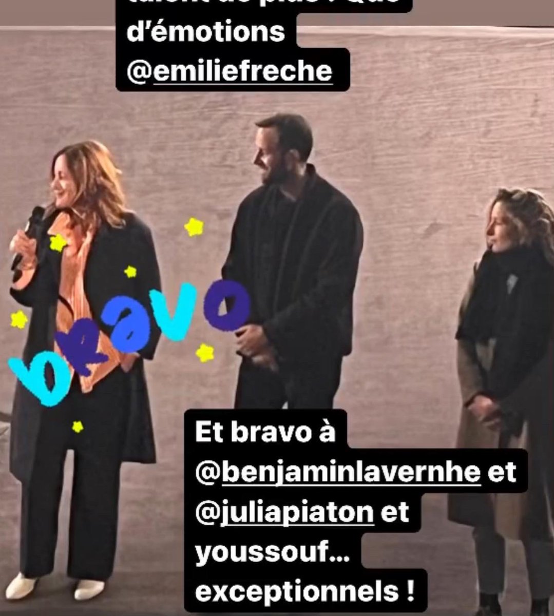 Projection équipe, hier au Max Linder. Merci pour l’émotion.
#lesengagés