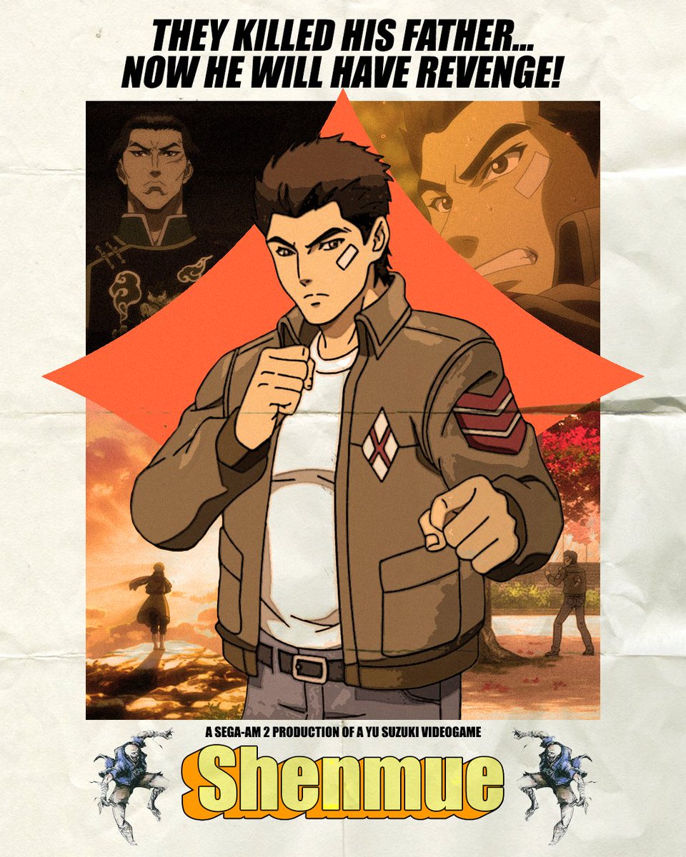 RyosJapanese's tweet photo. Another attempt at a Shaw Bros-esque poster

#shenmue #shenmuedojo #gaming https://t.co/1BCFQnn1Lq