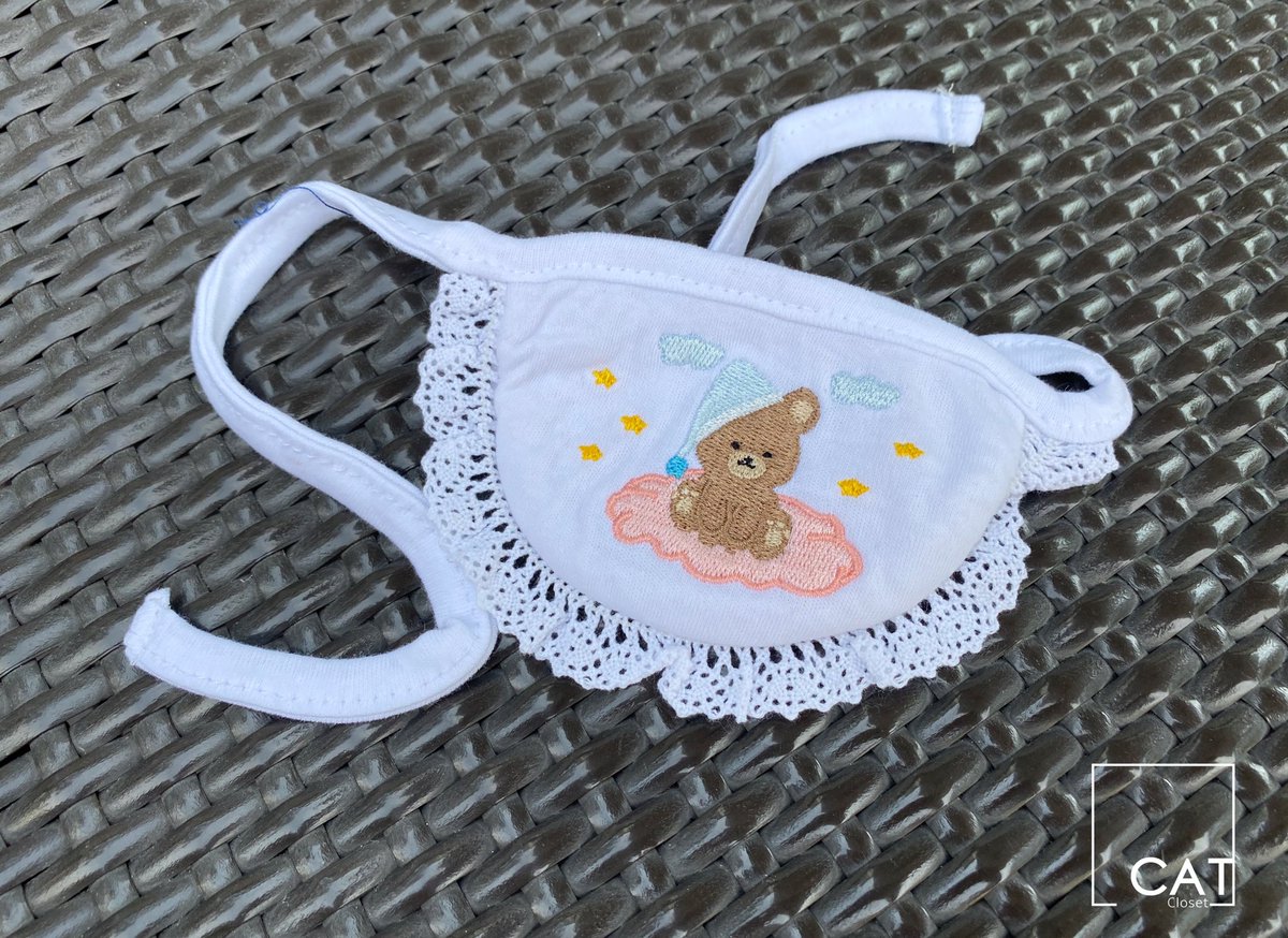 __CatsCloset's tweet photo. 🐈พร้อมส่ง🍒
🎀ผ้ากันเปื้อนน้องแมว
🧸ลาย: น้องหมีฝันดี กับ baby bear 
✨ขนาด : free size 
💸ราคา 150 ฿
📮ค่าส่ง 30/50
#ทาสแมว #ของเล่นแมว #ตลาดนัดแมว #เสื้อผ้าแมว #เสื้อผ้าหมา #อุปกรณ์สัตว์เลี้ยง #ชุดน้องหมา #ชุดน้องแมว #ชุดแมว #ชุดหมา https://t.co/H8LuhMZ8i0