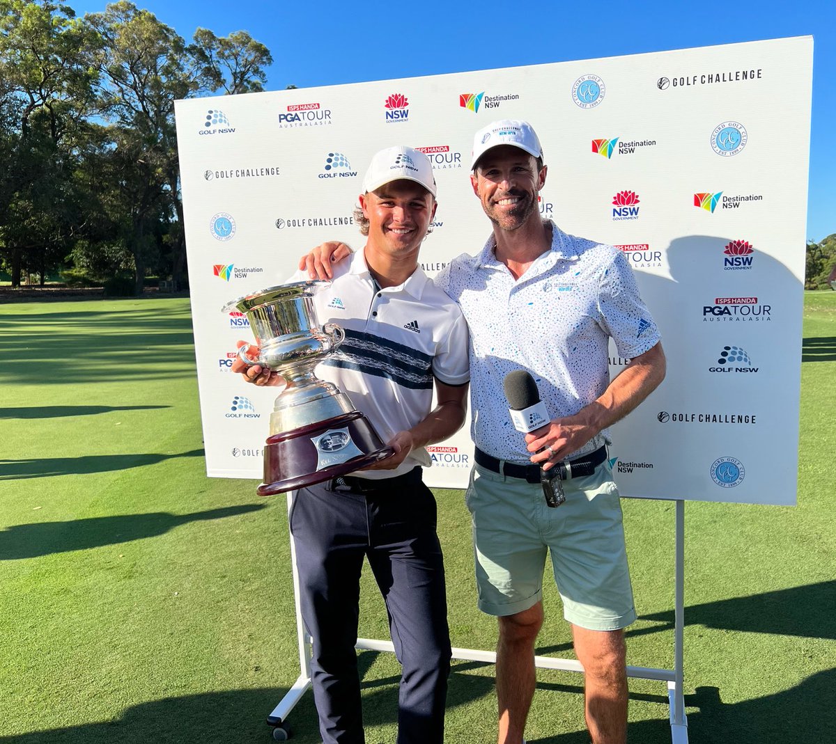 Congratulations to 20 y/o Harrison Crowe on his victory today in the NSW Open on the ⁦<a href="/PGAofAustralia/">PGA of Australia</a>⁩.  Harrison is the sixth amateur to win this event and adds to his NSW Am, VIC Am and Master of the Amateurs titles all in the last 3 months. 🙌🏆🇦🇺