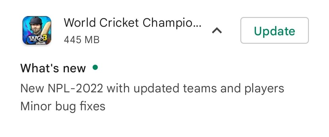 GurdeepJawand29's tweet photo. World cricket championship 3 new update available on play store #WCC3 #NextwaveMultimedia #Worldcricketchampionship3 https://t.co/yEQYJLi08B