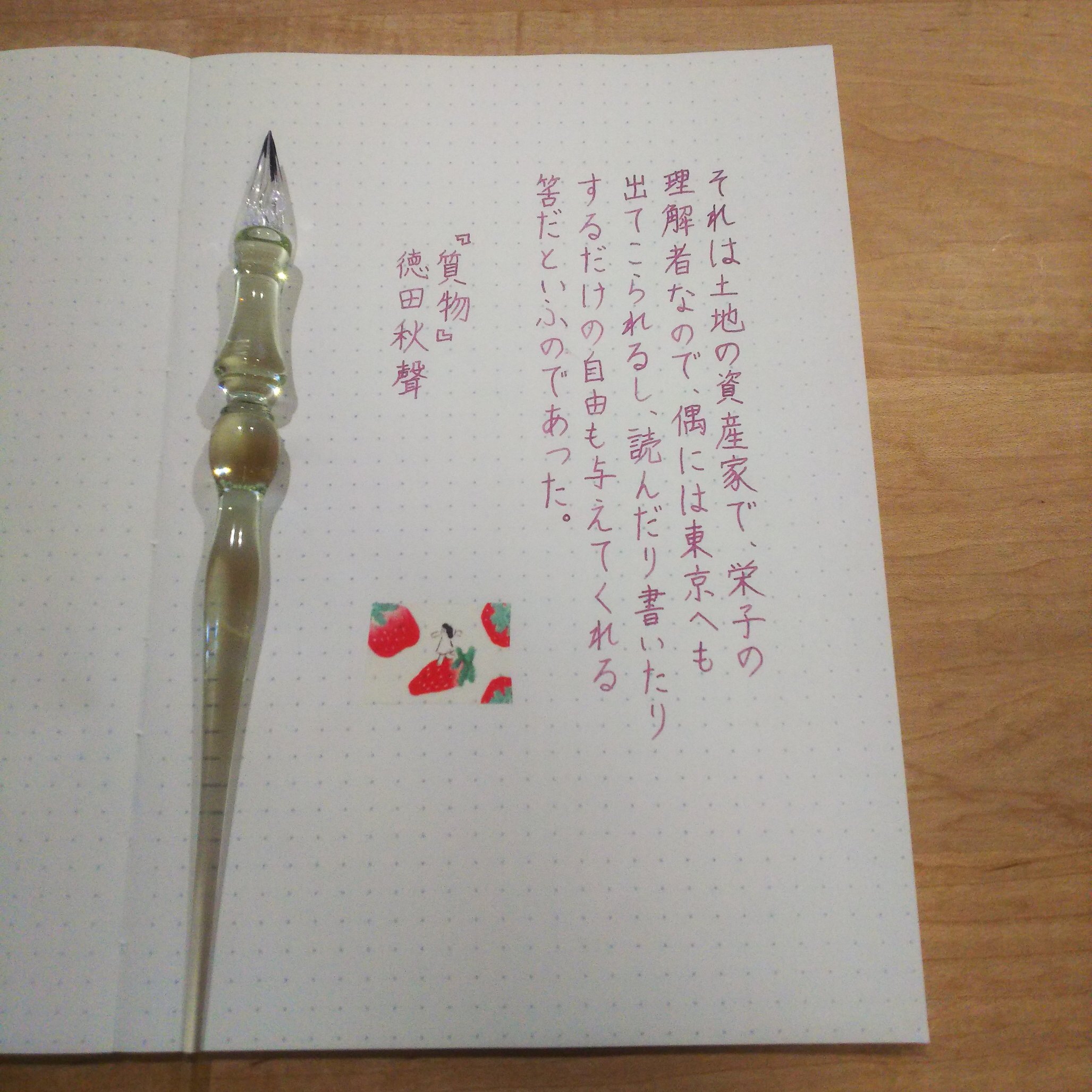 Glass Studio TooS】TAKETORI 白鷺 リボンニブ Glass Studio