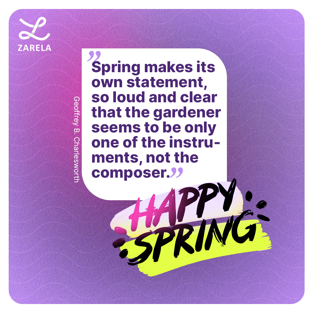 ZarelaNet's tweet photo. Spring means change, both in mind and nature. lets celebrate it.
#HappySpring https://t.co/hqio6L5SZS