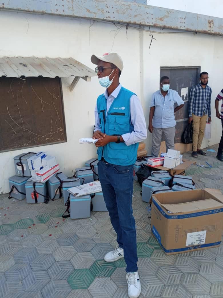 Jubaland MoH has today launched  measles vaccination campaign in Kismayo and Baladxawo districts. The mass measles vaccination campaign in partnership with UNICEF Somalia will run for 5 days targeting 92,831  children <5yrs.
@unicefsomalia
