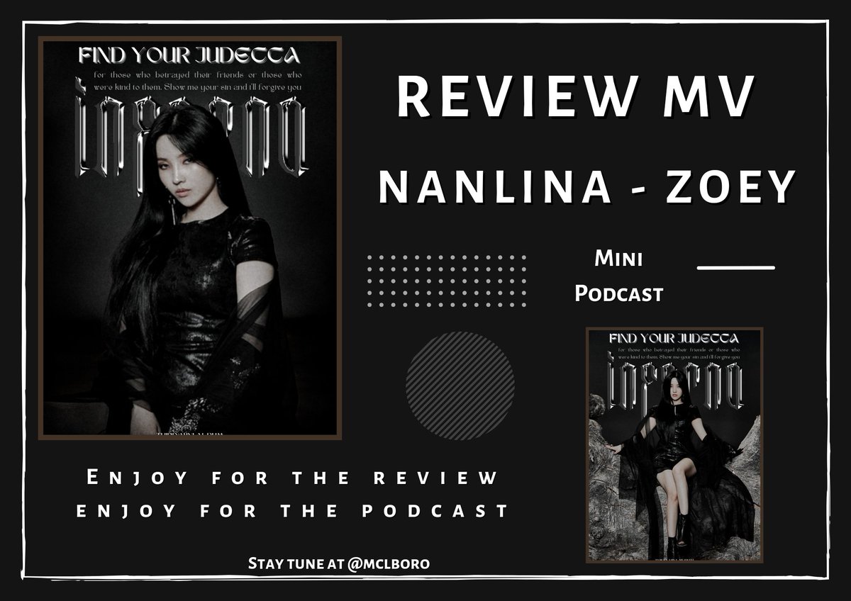 ️

                  Mini Podcast
       ━━━━━━━━━━━━━━━━
                    Review MV
                NanlinA - Zoey
       ━━━━━━━━━━━━━━━━
️