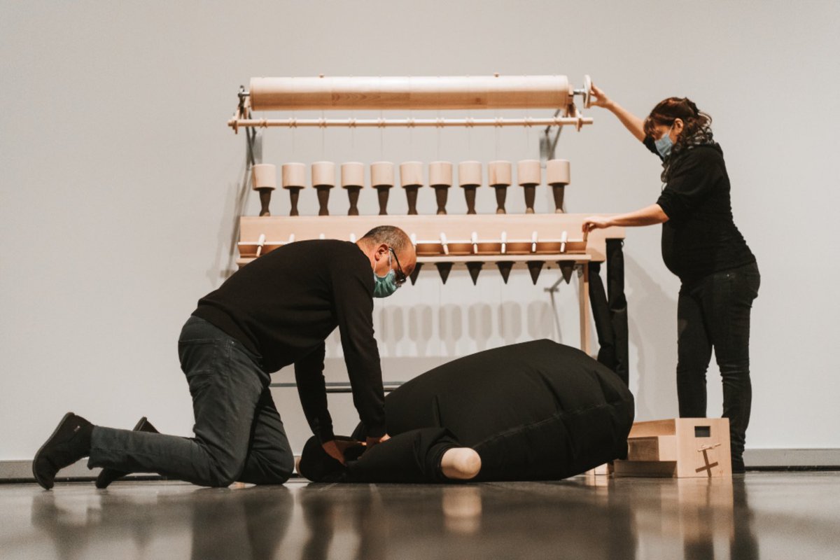 musacmuseo's tweet photo. Hoy domingo a las 18h. activación de las esculturas sonoras de Alegría y Piñero en su proyecto “La voz encontrada” en el #Lab987. Entrada libre 👇🏻
https://t.co/lsxixh6uGe https://t.co/zg36KUfYU7