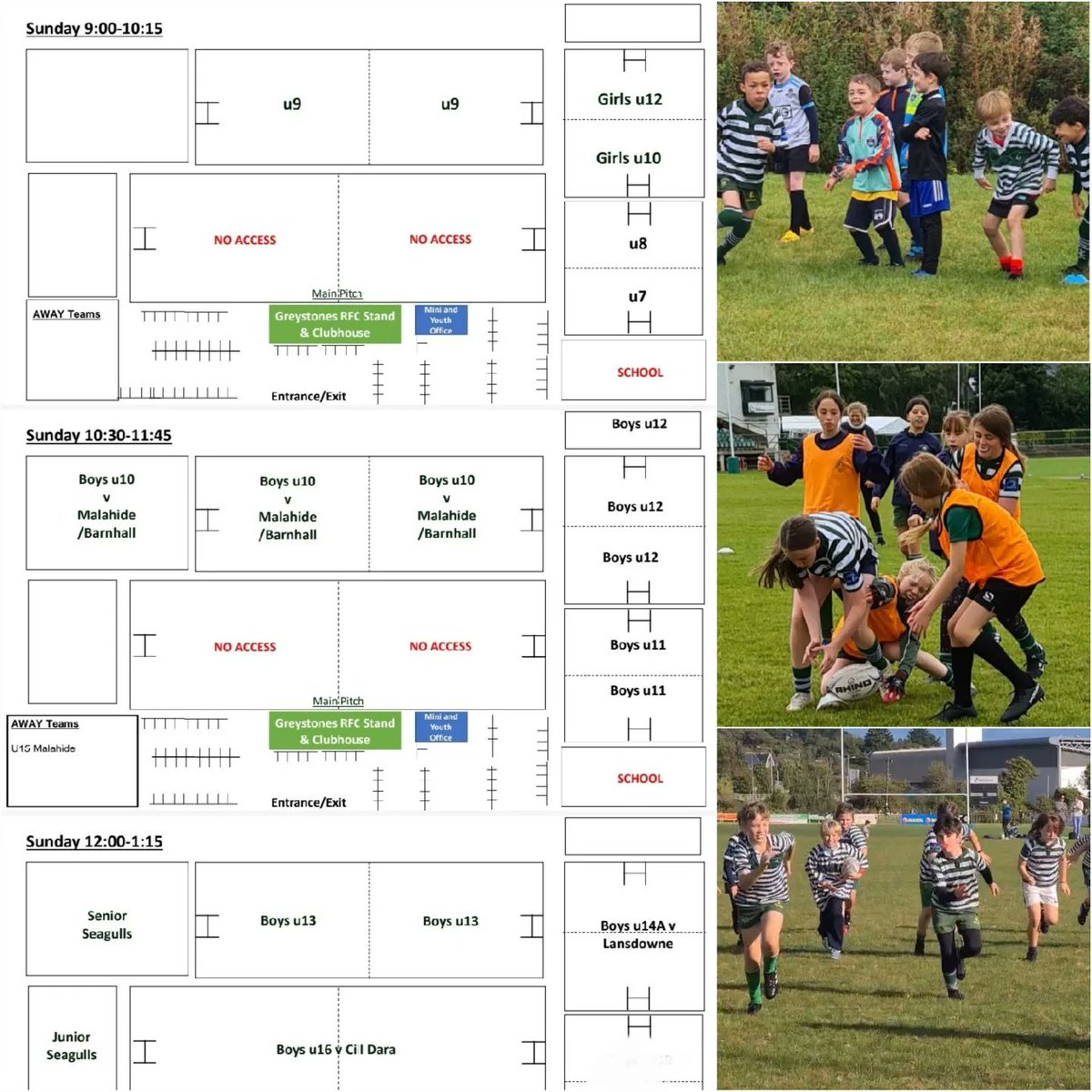 GreystonesRFC's tweet photo. Fantastic morning for rugby! Our @ogormanproperties #grfcMinis & #grfcYouths welcome @malahiderfc @mubarnhallrfc @LansdowneFC @CillDaraRFC Best of luck to #grfcU15sBoys heading to Estuary Road
π for overflow car park, pls use our lovely neighbours Shoreline, just a 2 min walk https://t.co/VNad8Ca4gs