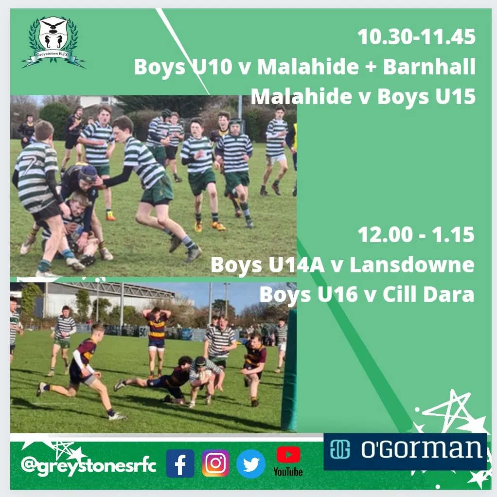 GreystonesRFC's tweet photo. Fantastic morning for rugby! Our @ogormanproperties #grfcMinis & #grfcYouths welcome @malahiderfc @mubarnhallrfc @LansdowneFC @CillDaraRFC Best of luck to #grfcU15sBoys heading to Estuary Road
π for overflow car park, pls use our lovely neighbours Shoreline, just a 2 min walk https://t.co/VNad8Ca4gs