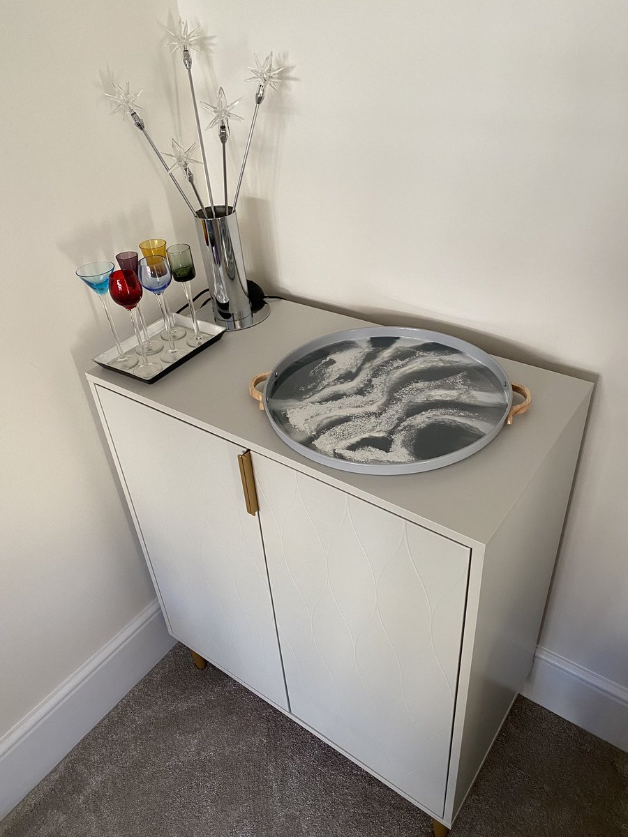 StorageAlison's tweet photo. @RisenDesign1 super pleased with my tray, making a fab addition to my drinks cabinet, thank you https://t.co/11NUcvofGv