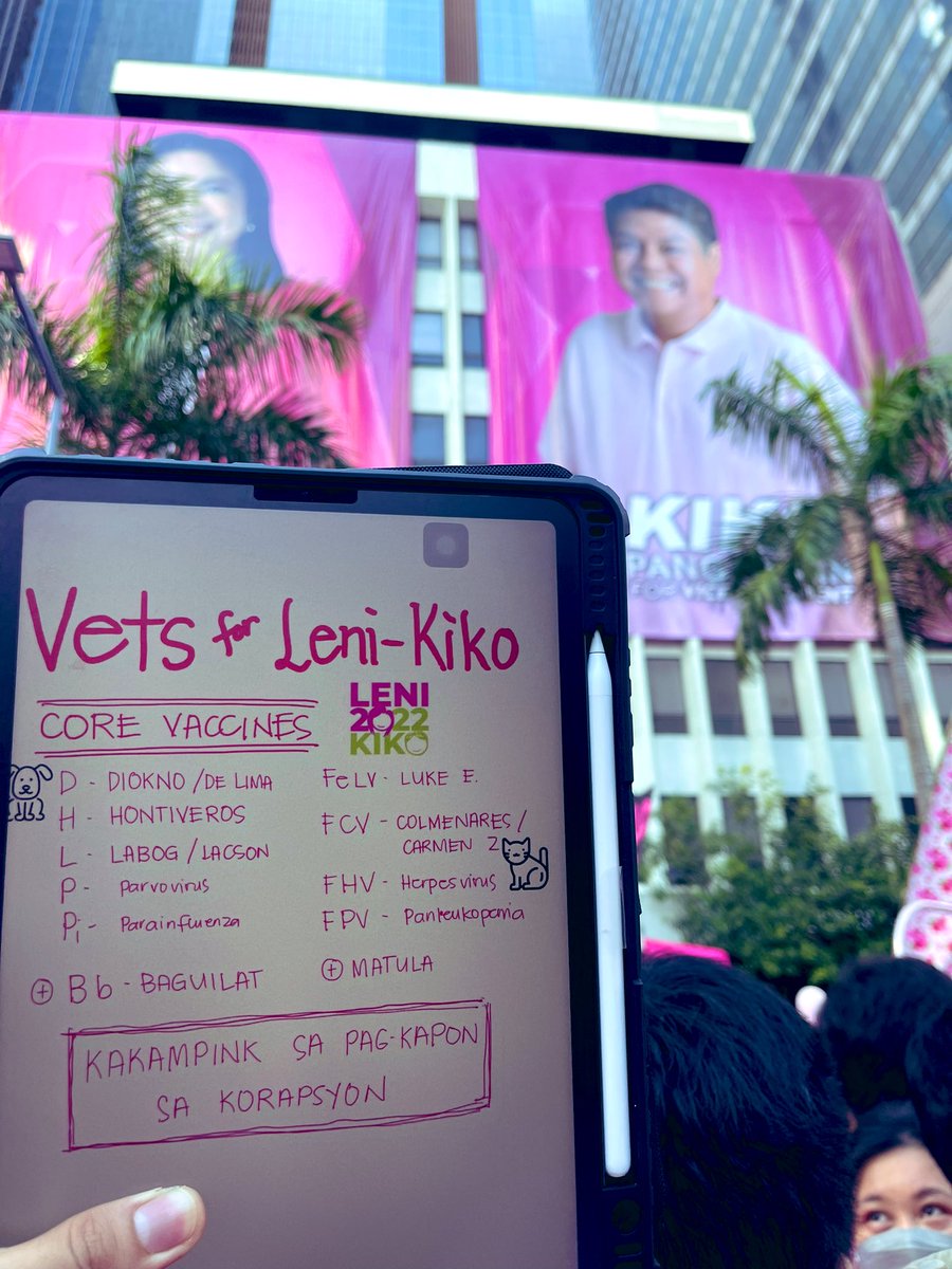 BonWillebrandDs's tweet photo. Kakampink sa Pagkapon sa Korapsyon #PasigIsPink #PASIGLaban #PasigForLeniKiko https://t.co/ISSQsv5X22