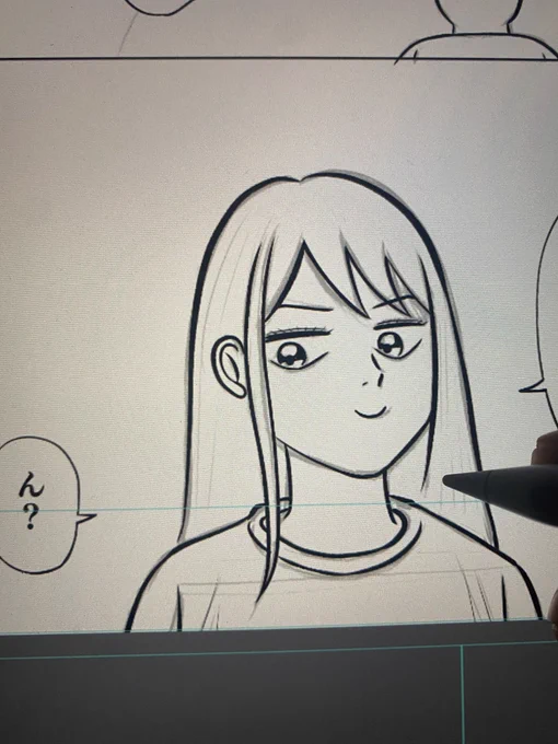 ペン入れ楽しい日曜日✒️ 
