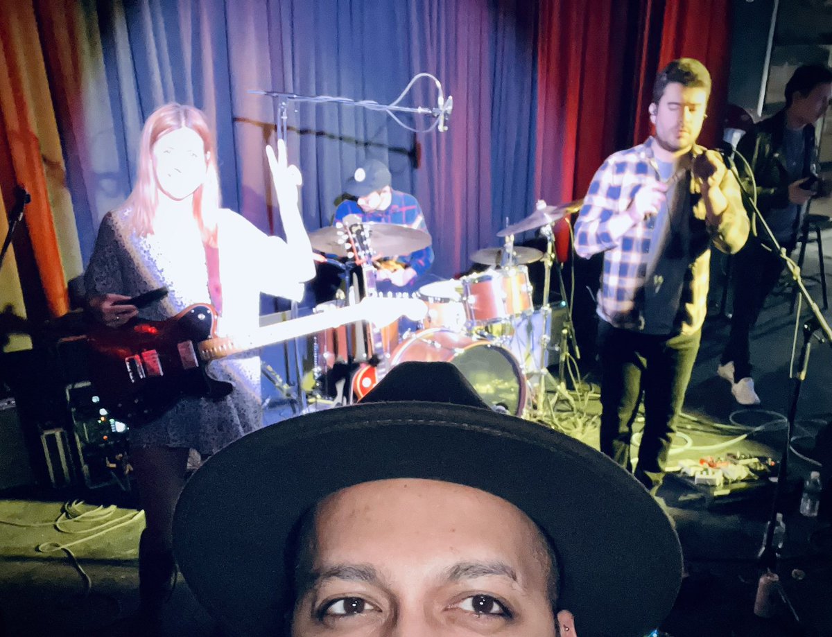 Setup selfie with <a href="/KingofFoxesBand/">King of Foxes</a> &amp; <a href="/ER_YEG/">Electric Religious</a> 🤳