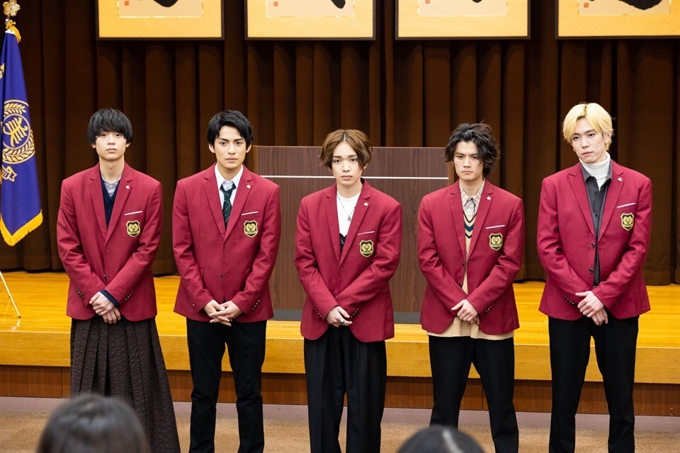 telasa_jp's tweet photo. #もしイケ のアナザーストーリー
#イケメン道 最終話 好評配信中😆✨

イケセン代表メンバー5人の会見に最恐ライバルが乱入💥
柳(#宮世琉弥)と花(#齊藤なぎさ)似のイケメン登場⁉

1〜4話もチェック👇
https://t.co/6N11mzc1R3

#藤原大祐
#水沢林太郎
#内藤秀一郎
#藤枝喜輝
#イコラブ
@moshiike_ex https://t.co/r3KQ4wdFUq