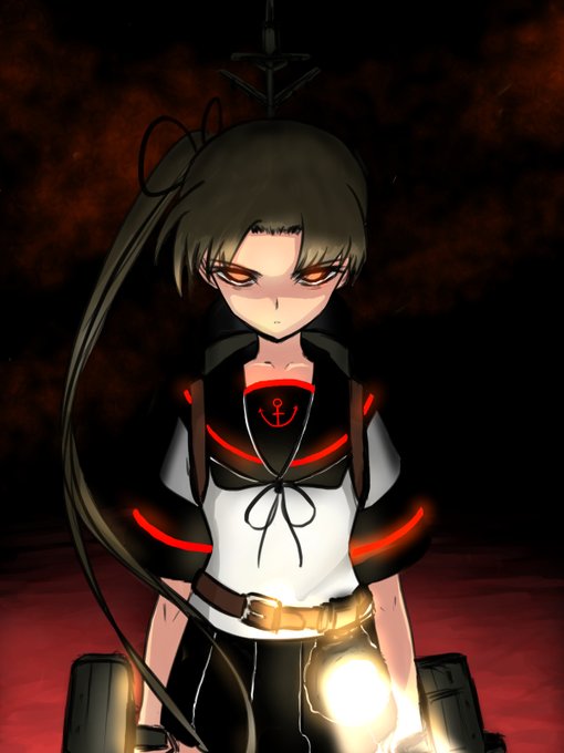 しばふ駆逐艦改二の制服の赤ラインが光ってるのめっちゃカッコいいんですよ!!!!!! 