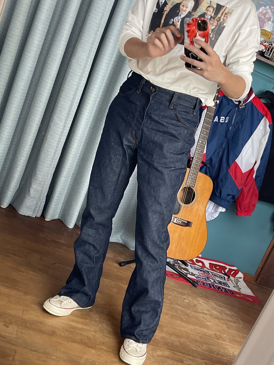 Sushi_junpei's tweet photo. ちゃんと洗えましたぁ!
足長効果素晴らしい。めちゃご機嫌。
#levis646 https://t.co/8blbCalspq