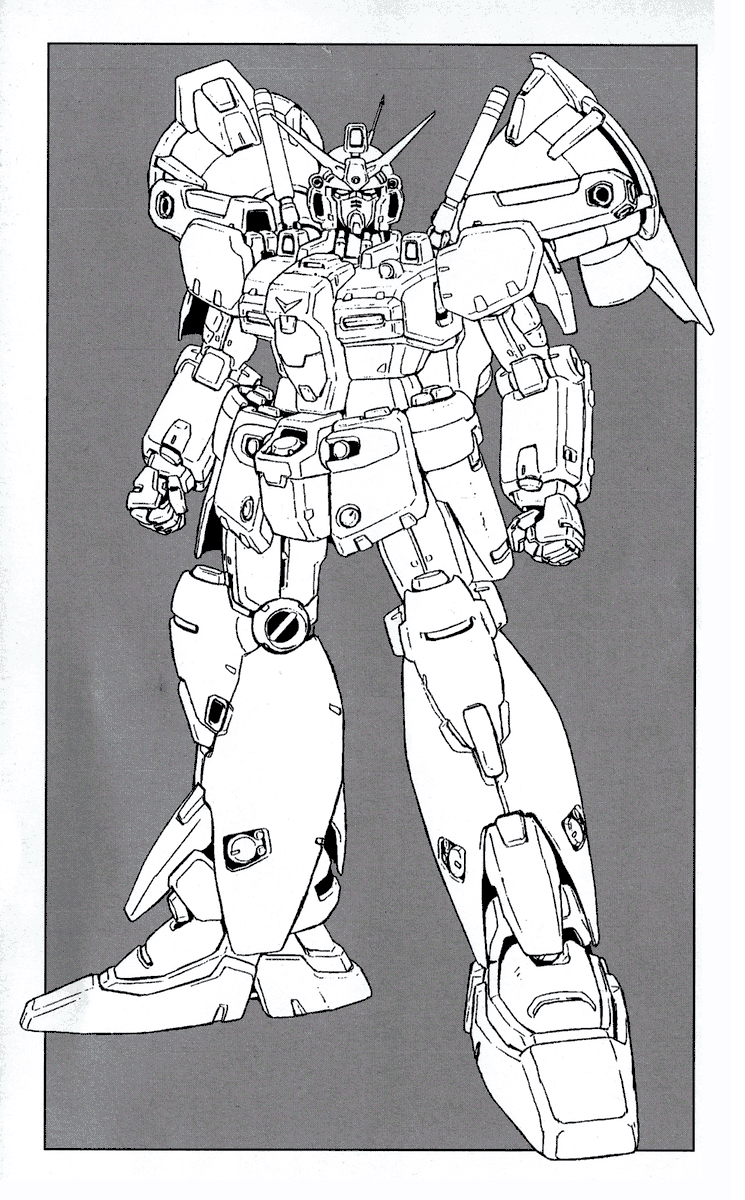 pics from the instruction manual of my GP01-Fb model kit because they absolutely rule 