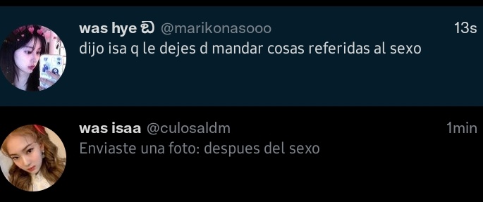 culosaldm's tweet photo. @marikonasooo @papiruIa https://t.co/M52C4Uz4lg