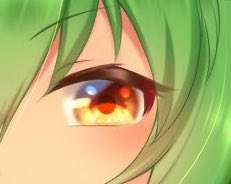 目を塗るときは透き通った宝石をイメージする 