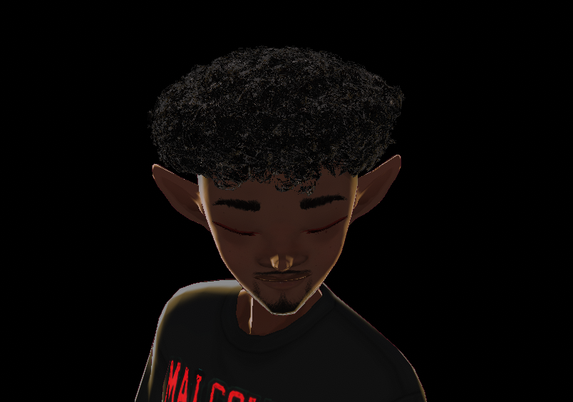 KuroVroidGirl's tweet photo. Another Afro I made #blackvroid #malevroid #afrovroid https://t.co/9QFPTYbTzZ