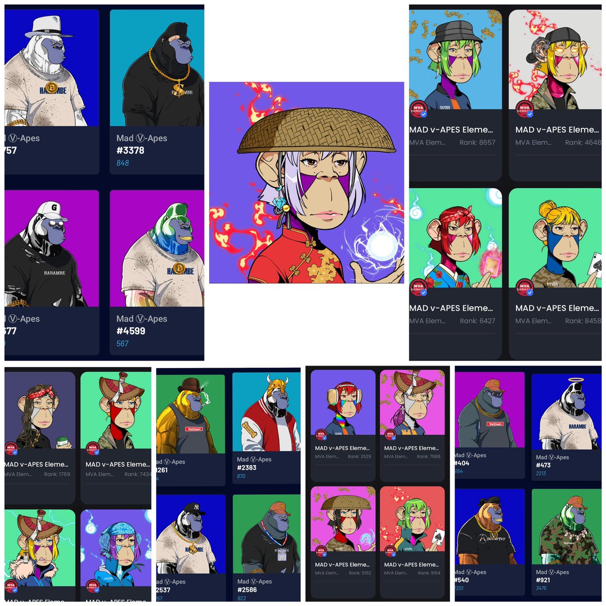 MrThiZZBot's tweet photo. Congrats on the mint this morning. Yall have done a hell of a job fam   @madv_apesnft Reason why Im #DiamondHand Forever you gotta be there to understand #Vefam #MadV #Elementals #Vechain #AlphaApe #VNFT #NFTs #NFTcollector https://t.co/NprT4zn0Sf