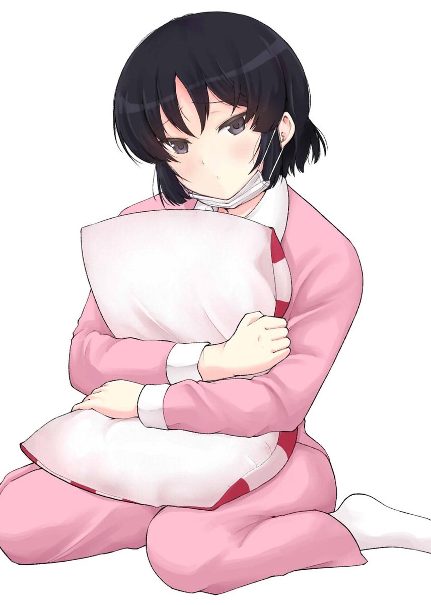 7巻のカバーイラスト案ラフ
最初にいくつかパターンを出して、その後パジャマに絞ってさらにパターンを考えて最終的にコレになったようです 