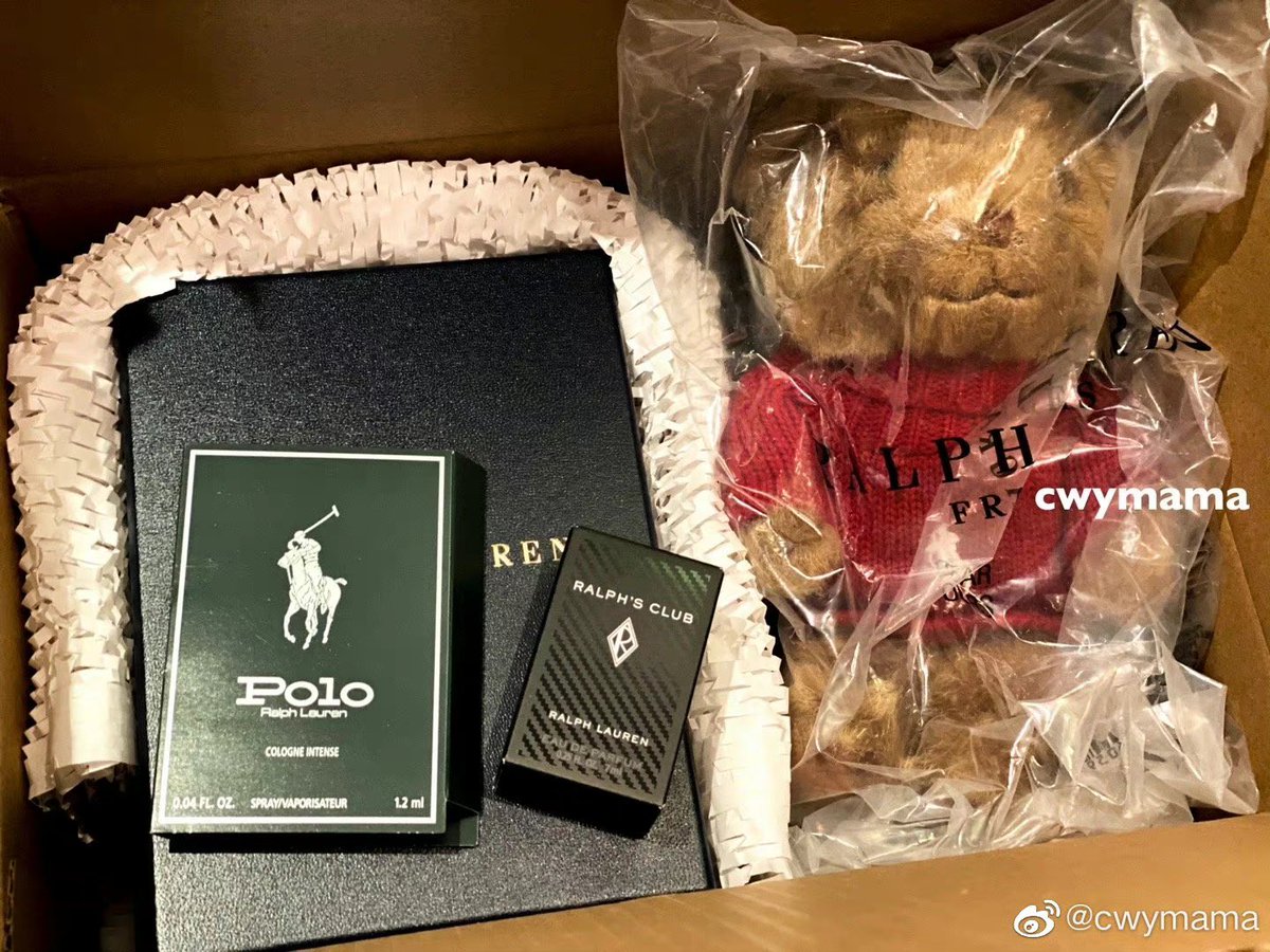 cwymama1's tweet photo. Not sure if I’ve posted here on my RL bear? 🤔 #xiaozhanxralphlauren #XiaoZhan https://t.co/9vyQxLlX0N