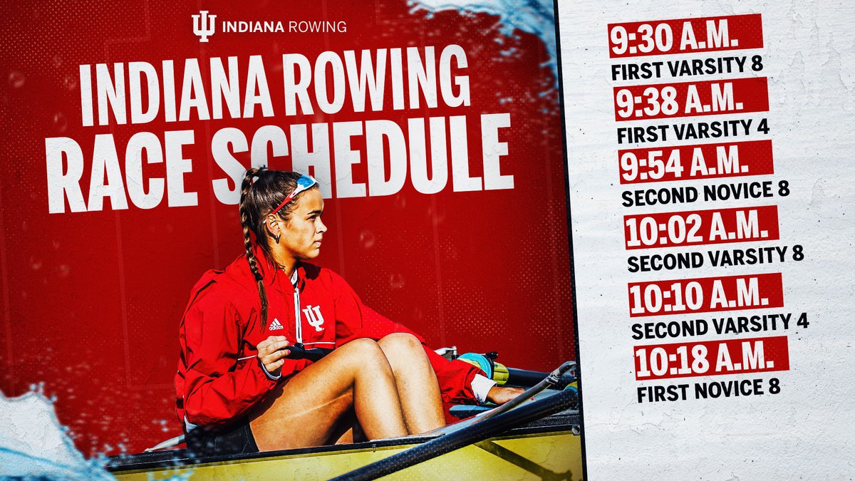 IndianaRowing's tweet photo. Finish Strong! ⚪️🔴

#RowIU https://t.co/SdQhE9NQcH