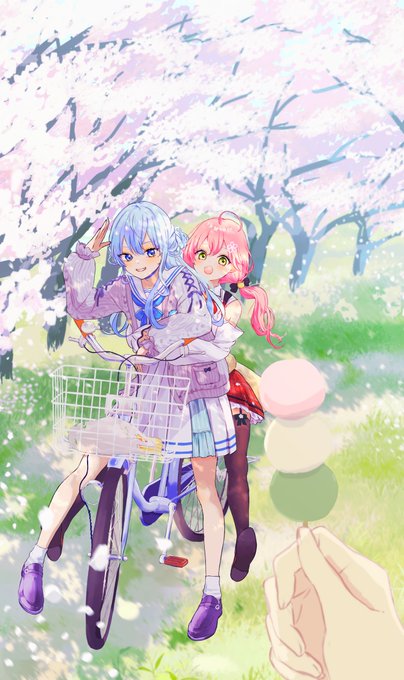 #ほしまちぎゃらりー#miko_Artお花見会に来てくれたみこめっと 