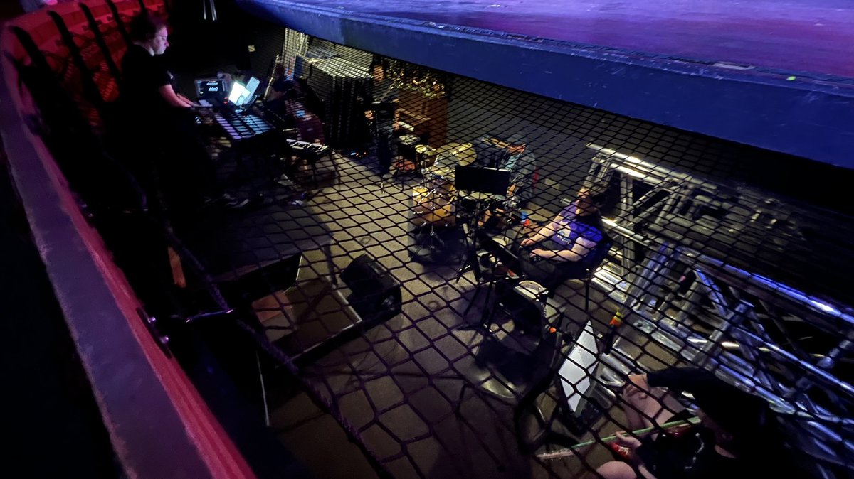 So excited to have a live band back in the pit for the musical this year!!!!