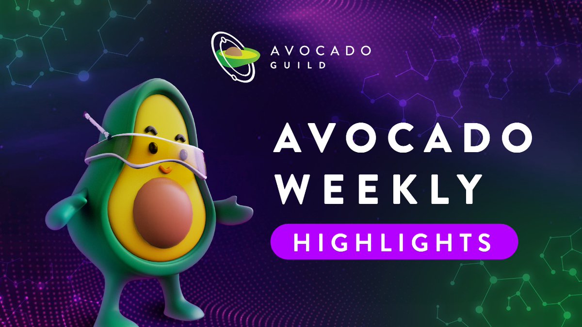 Avocadoguild's tweet photo. 🥑Avocado Weekly Highlights🥑

✨@Avocadoguild x @ElpisBattle Partnership🤝
✨@CyBallOfficial's Scholarship Gleam Giveaway⚽
✨@CyBallOfficial's Scholarship Program🎒
✨@LeagueKingdoms' NFT Giveaway⚔️
✨@BrendinoAG chat about #GameFi on Twitter Space🐦

Into the #Avocadoverse🚀 https://t.co/tVu7Rawl8f