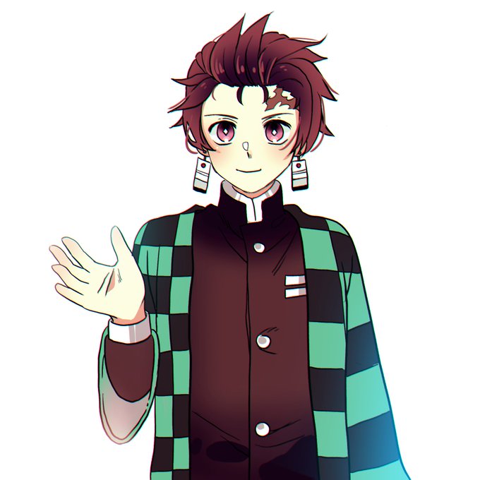 🍃˚ ༘ ❝ 트친소중 딘이 « 🍒さんがTwitterに投稿した竈門炭治郎(鬼滅の刃)のイラスト。