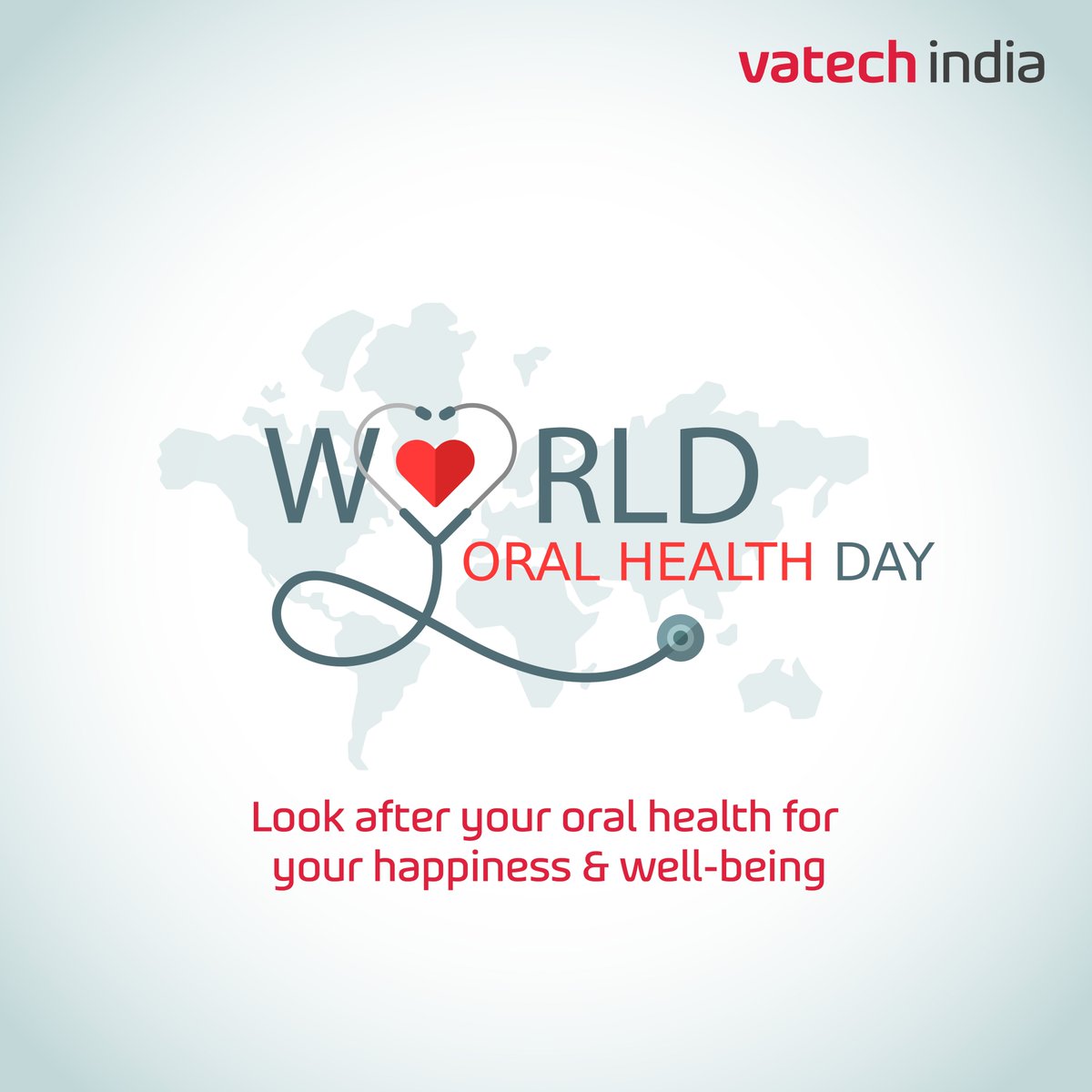 VatechIndia's tweet photo. World Health Oral Day
Be Proud of your Mouth
Look After your oral health for your happiness & well-being
#World Health Oral Day #VatechIndia https://t.co/pwEFbU87up