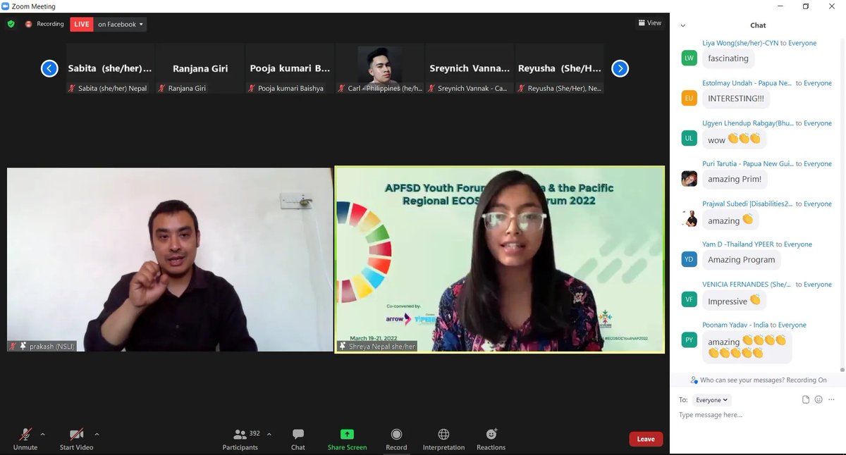 YUWAtweets's tweet photo. Our SRHR Program Coordinator @Shya_Shrestha spoke as a Youth Solution Speaker at #APFSDYouth2022. She talked about the work YUWA has been doing to advance #SDG4 through #comprehensivesexualityeducation and #leadershiptransformation https://t.co/Ea2eMK9foy