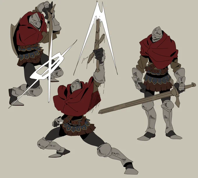 sketches of my Elden Ring guy 